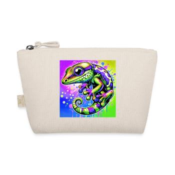 Gecko - Bio-Täschchen - Natur - Vorne