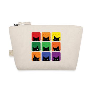 LGBT-Pride-Monat – Love is Love Cats - Bio-Täschchen - Natur - Vorne