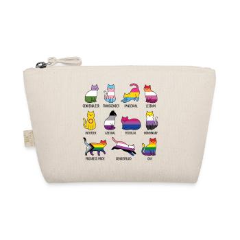 LGBTQ-Pride-Monat – Rainbow Cats - Bio-Täschchen - Natur - Vorne