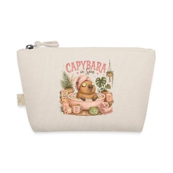 Capybara Spa Auszeit - Bio-Täschchen - Natur - Vorne