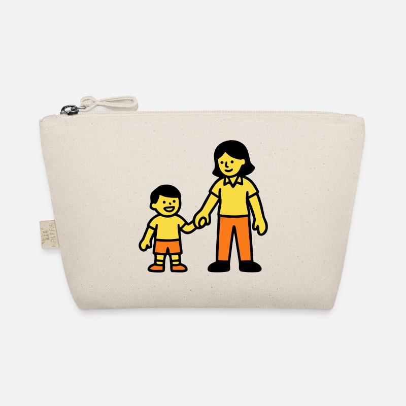 Logo de la main de l’enfant de l’enseignante de maternelle Trousse biologique