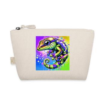 Gecko - Bio-Täschchen - Natur - Vorne