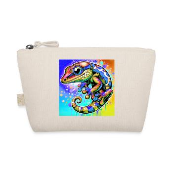 Gecko - Bio-Täschchen - Natur - Vorne