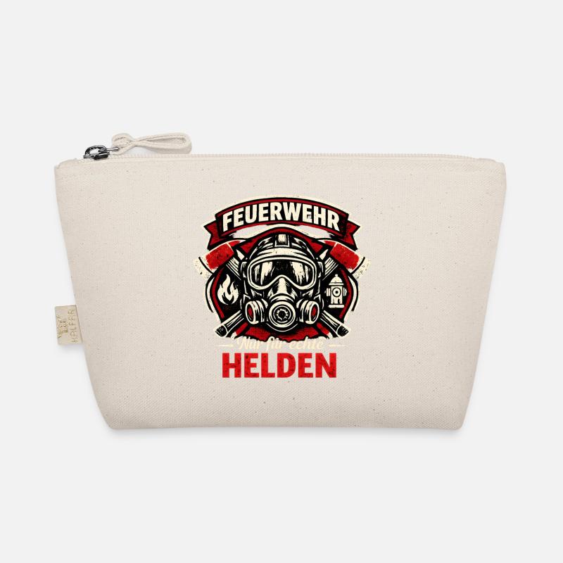 Nur echte Helden der Feuerwehr Bio-Täschchen