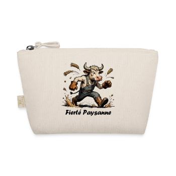 Fierté Paysanne, vache en salopette et botte - Trousse biologique - nature - Devant
