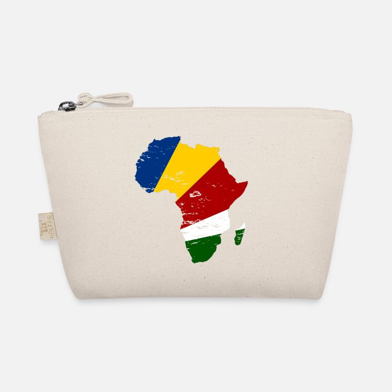 Seychellen_Flagge_Afrika_used Organic Pouch