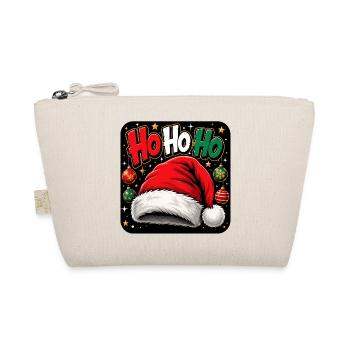 HoHoHo Santa Style - Bio-Täschchen - Natur - Vorne
