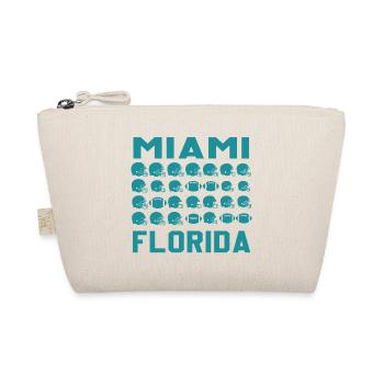 Bouclier de football américain de Miami Florida - Trousse biologique - nature - Devant