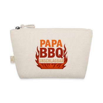 Papa BBQ Unschlagbar - Bio-Täschchen - Natur - Vorne