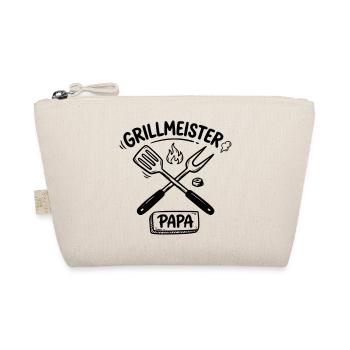 Grillmeister Papa Vatertag Grillen Männer - Bio-Täschchen - Natur - Vorne