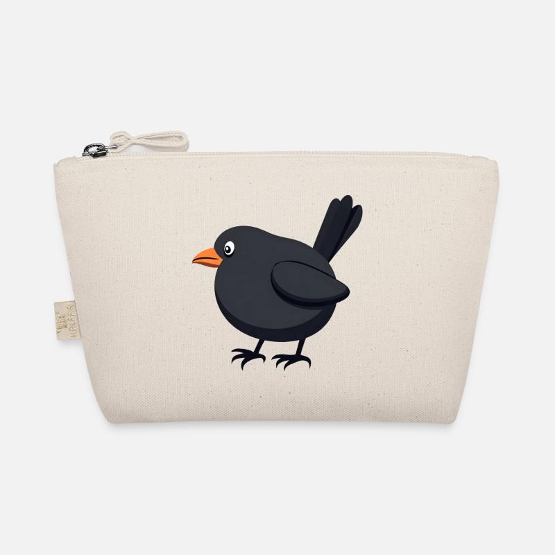 Blackbird bird Organic Pouch