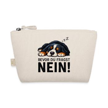 Berner Sennenhund Spruch Hundehalter Hunde Humor - Bio-Täschchen - Natur - Vorne