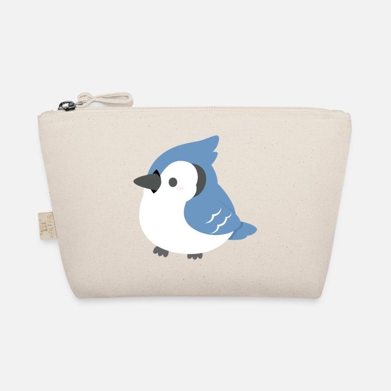 Blue Jay Chick Cartoon Bio-Täschchen
