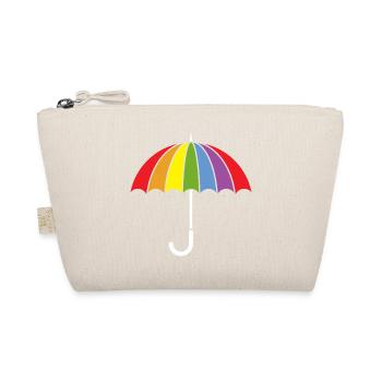 Parapluie rétro LGBTQ pour la fierté gay - Trousse biologique - nature - Devant