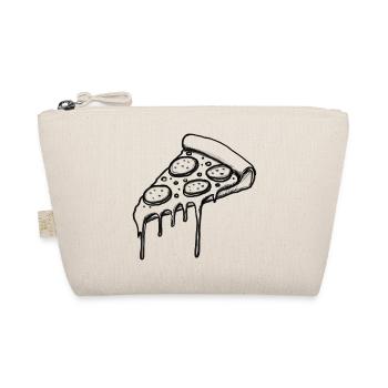 Juicy Salami Pizza Slice - Illustration - Organic Pouch - nature - Front
