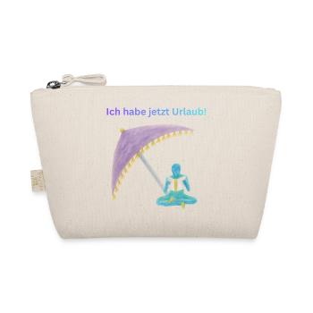 Urlaubsträume unter Zeltschirm - Bio-Täschchen - Natur - Vorne