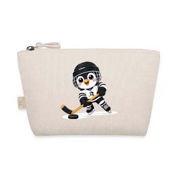 Dessin animé du joueur de hockey sur glace Pingouin mignon - Trousse biologique - nature - Devant
