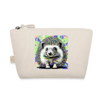 hedgehog - Organic Pouch - nature - Front