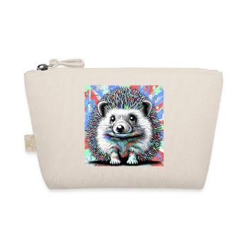 hedgehog - Organic Pouch - nature - Front