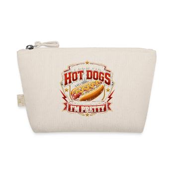 Give me hotdogs and tell me I'm a real - Organic Pouch - nature - Front