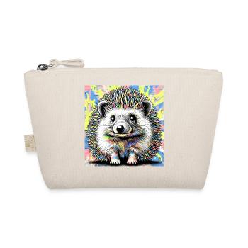 hedgehog - Organic Pouch - nature - Front