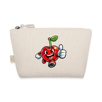 Cherry thumbs up - Organic Pouch - nature - Front