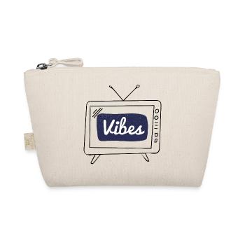 Lettrage à la main Vibes Navy Patch - Trousse biologique - nature - Devant