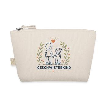 Geschwisterkind Geschwister Liebe - Bio-Täschchen - Natur - Vorne