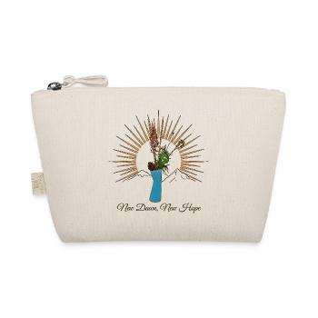 New Dawn New Hope Floral Sunrise - Organic Pouch - nature - Front