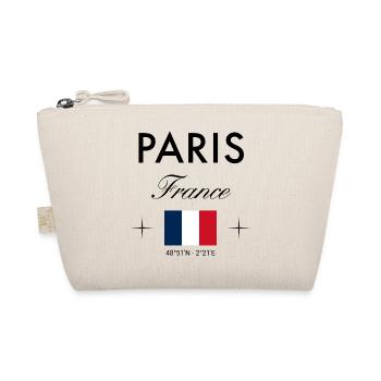 Paris France coordonne un souvenir de voyage - Trousse biologique - nature - Devant