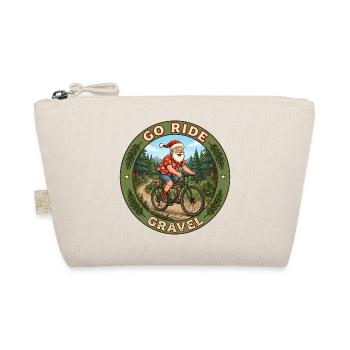 Saint sur un vélo de gravel - Trousse biologique - nature - Devant