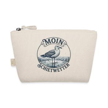 Moin Schietwetter Seemöwe - Bio-Täschchen - Natur - Vorne