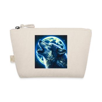 Le loup hurle à la pleine lune - Trousse biologique - nature - Devant