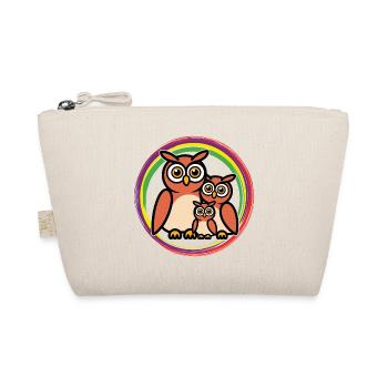 hiboux dessin animé - Trousse biologique - nature - Devant