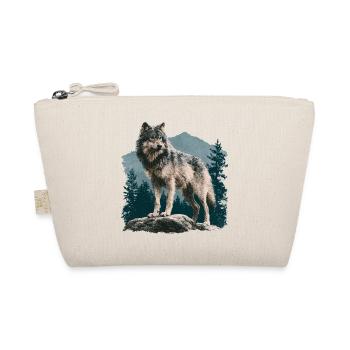 Wolf - Bio-Täschchen - Natur - Vorne