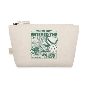Pickleball - you've just entered the no-win zone.  - Bio-Täschchen - Natur - Vorne