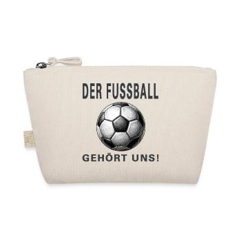Der Fussball gehört uns - Bio-Täschchen - Natur - Vorne