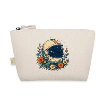 Kosmosblumen Astronauten Helm - Bio-Täschchen - Natur - Vorne