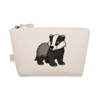 Mascotte blaireau câlin - Trousse biologique - nature - Devant