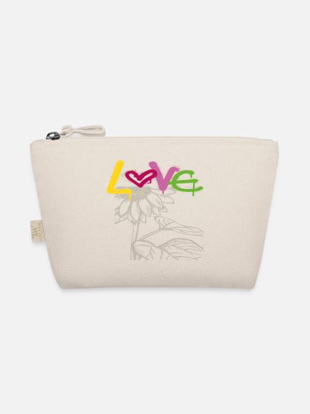 Pride Graffiti Liebe - Bio-Täschchen - Natur
