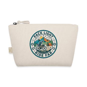 Pack Road Léger Far Bikepacking Badge Vintage T-shirt - Trousse biologique - nature - Devant