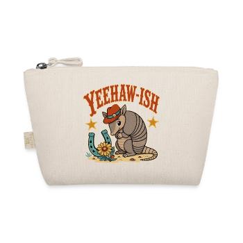 Yeehaw Ish Cowboy Armadillo - Organic Pouch - nature - Front