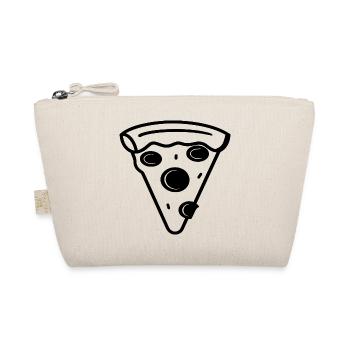 Pizza Piece Drawing - Organic Pouch - nature - Front