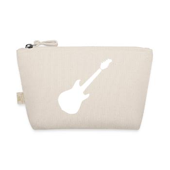 Guitar Music Gift Musician - Organic Pouch - nature - Front