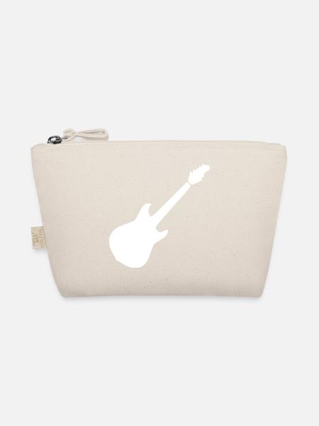 Gitarre Musik Geschenk Musiker - Bio-Täschchen - Natur
