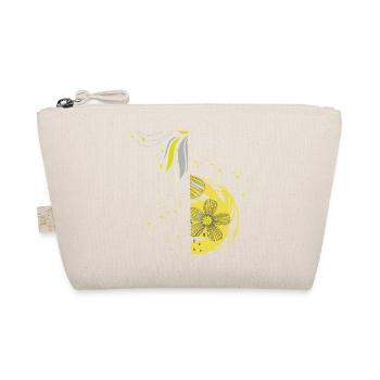 Flower Spiral Ornament - Organic Pouch - nature - Front