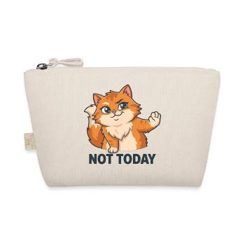 Not Today – Sassy Cat - Bio-Täschchen - Natur - Vorne