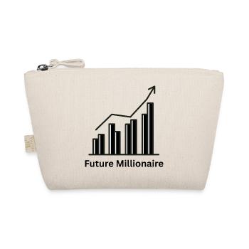 Future Millionaire – Mindset Business Design - Organic Pouch - nature - Front