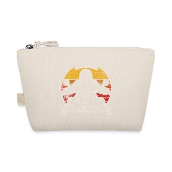 Evil Old Man | Retro Biker Saying | Motorcycle - Organic Pouch - nature - Front
