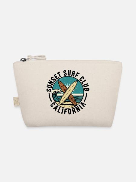 Sunset Surf Club - Bio-Täschchen - Natur
